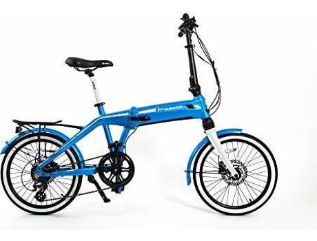Aurotek Sintra Bicicleta ebike plegablefoldable de 20 adultos unisex ocean