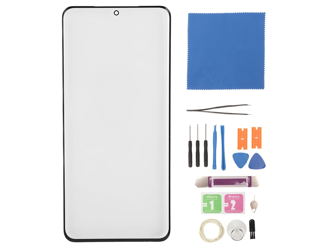 Kit De Reparo De Tela Vidro Lente Frontal Externa Para Samsung Galaxy S20 Plus G986