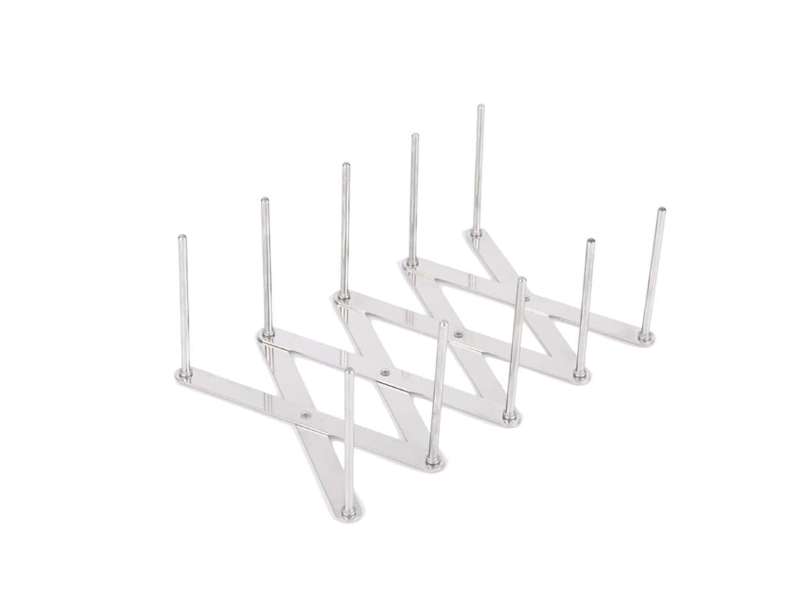 Organizador Sous Vide De Material De Alta Calidad, Rejilla Ajustable Expandible De Acero Inoxidable Para Una Mayor Productividad En La Cocina.