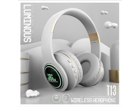 Auriculares Bluetooth Subwoofer estéreo inalámbrico con iluminación LED para teléfono móvil Xq-Ej365