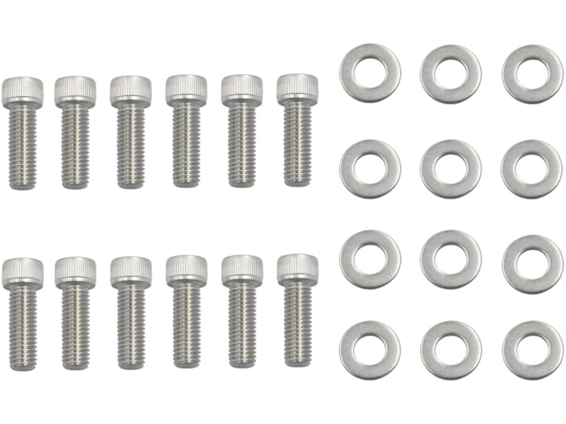 Kit De Perde Cabezal Sbc De Acero Inoxidable Para Bloque Pequeño. Reemplazo Para Chevy 283, 327, 350, 383 Y 400 Tpi