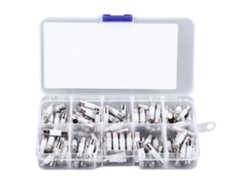 Kit De Fusibles Tubulares Cerámicos 5x20mm 100 Unidades 250v 0.5a-30a Multifuncionales