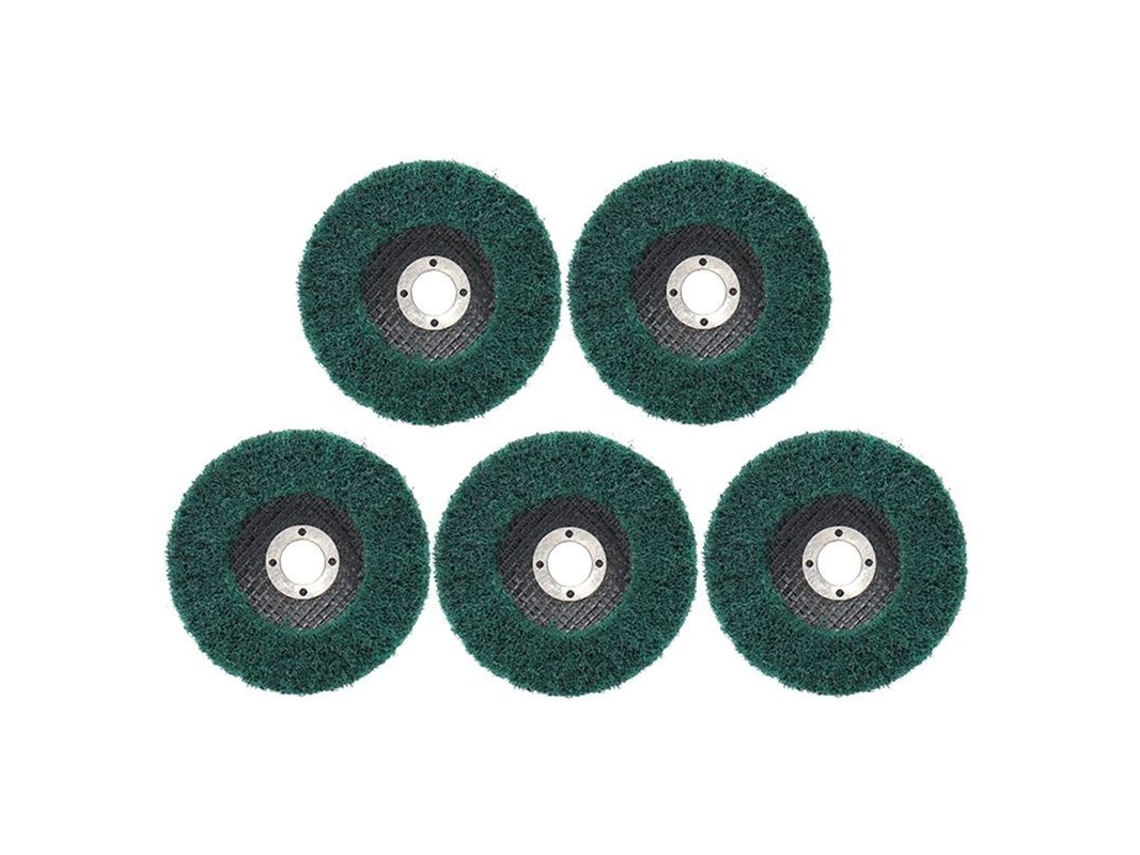 Disco De Apertura De Fibra De Nailon De 100 Mm Y Grano 120 Para Pulido Y Desbaste Con Rueda Elástica