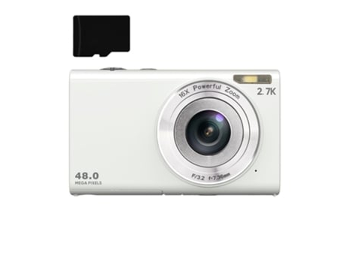 Cámara digital Inf 48mp 2.7k FHD Zoom digital 16x, cámara web, enfoque automático Panoona