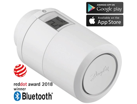 Termostato DANFOSS Cabezal termostático de radiador inteligente Eco™ Bluetooth Blanco