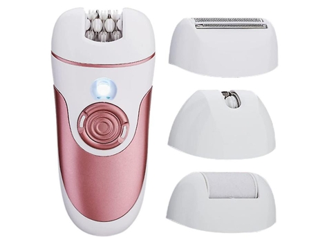 Depiladora para Mujer Depiladora 4 en 1 Afeitadora Depilatoria Femenina Mini Pinzas Eléctricas para Cara Bikini Inalámbrico Usb Recargable Blanco B...