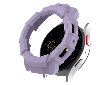 Funda protectora para reloj Samsung Galaxy Watch5 de 44 mm Armor Hollow (púrpura)