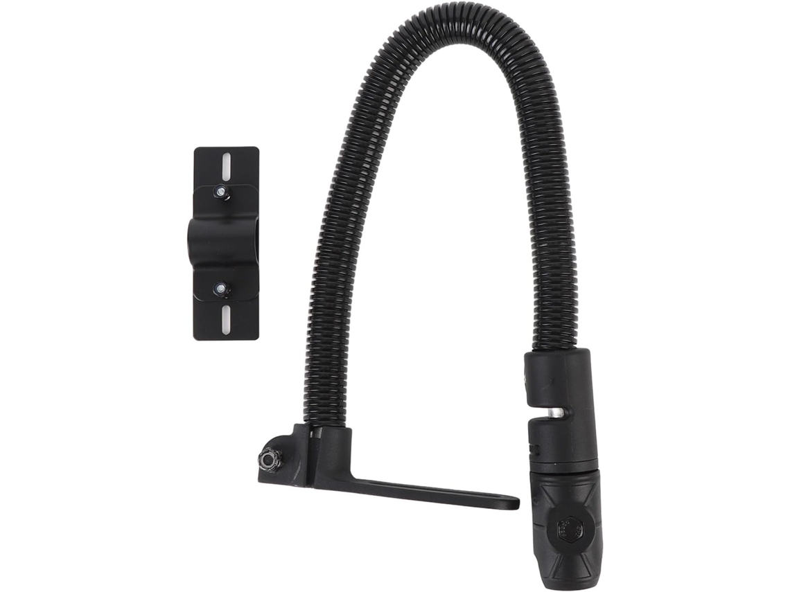 Soporte para tableta con brazo de aluminio flexible y ajustable para automóviles y camiones, montado en el carril Gokoco.
