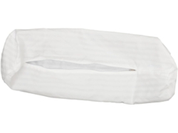 Funda De Almohada Cilíndrica De 18x60 Cm, Cómoda Y Reutilizable Para Almohada Cervical.