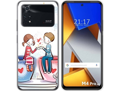 Carcasa para Xiaomi Poco M4 Pro 4G TUMUNDOSMARTPHONE Dibujos Café Multicolor