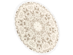 Toalla de playa redonda con estampado de mandala, toalla de baño multifuncional.