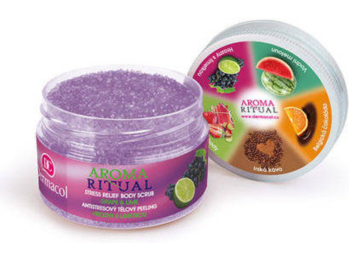 Exfoliante Corporal DERMACOL Grape And Lemon Ritual Aroma Scrub (200g)