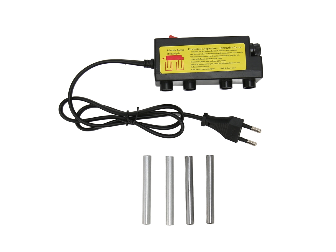Electrolizador De Agua Antifugas Con Filtro Plug And Play Para Calidad De Agua Potable Y Pozo 100‑240v Conector Eu