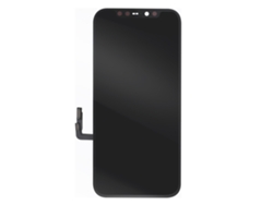 Clappio Pantalla OLED blanda de repuesto para iPhone 12 y cristal táctil Negro