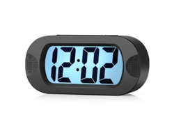 2026-reloj Despertador Digital De Viaje Con Snooze Y Luz Nocturna Suave (negro)