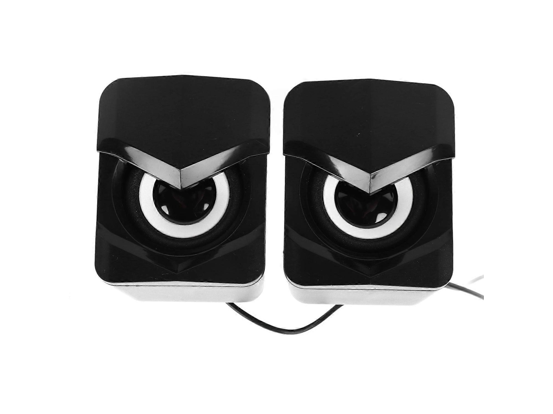 Altavoces portátiles con cable Yunzii 2, subwoofer para computadora portátil y de escritorio para uso doméstico