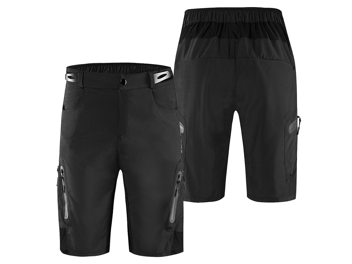 Pantalones Cortos De Ciclismo Para Hombre, Holgados, Transpirables Y De Secado Rápido, Con 7 Bolsillos, Ideales Para Ciclismo De Montaña, Running, Deportes Y Verano.
