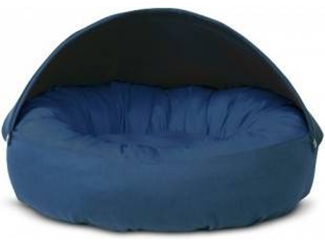 Cama Redonda para Perros y Gatos GAUTY Tela de sarga (Azul - 57 cm)
