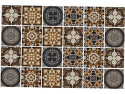 Adhesivos Pared Pvc Estilo Vintage Cocina 24 Piezas Fáciles Despegar Residuos Pegamento Impermeables