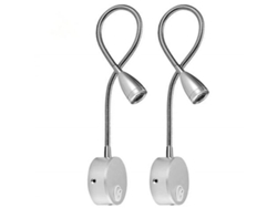 Aplique De Pared Flexible De 3w Con Enchufe E Interruptor Estándar Europeos.