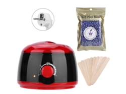 Kit De Depilación Con Calentador De Cera Eléctrico, Ceras Duros Y Palillos Para Eliminación De Pelo
