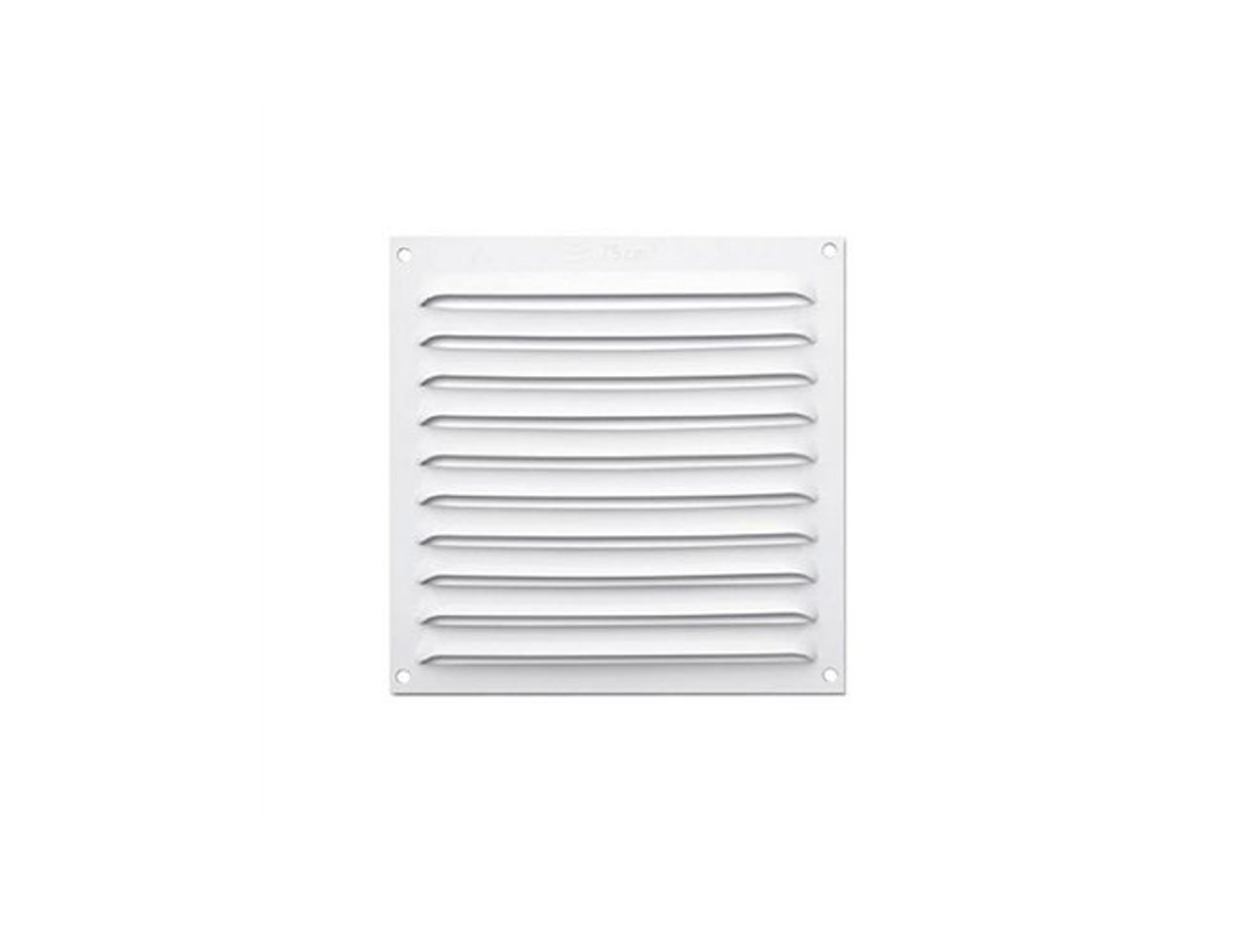 Rejilla De Ventilación En Aluminio Blanco 15x15cm Cis