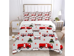 Ropa Cama Niños Niñas Material Microfibra Color Juego Funda Nórdica Almohada Diseño 220x240 Cm