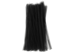 100 Espirales De Encuadernación De Alambre De 12,7 Mm, 48 Dientes, 90 Hojas, Rollos De Espiral Negros