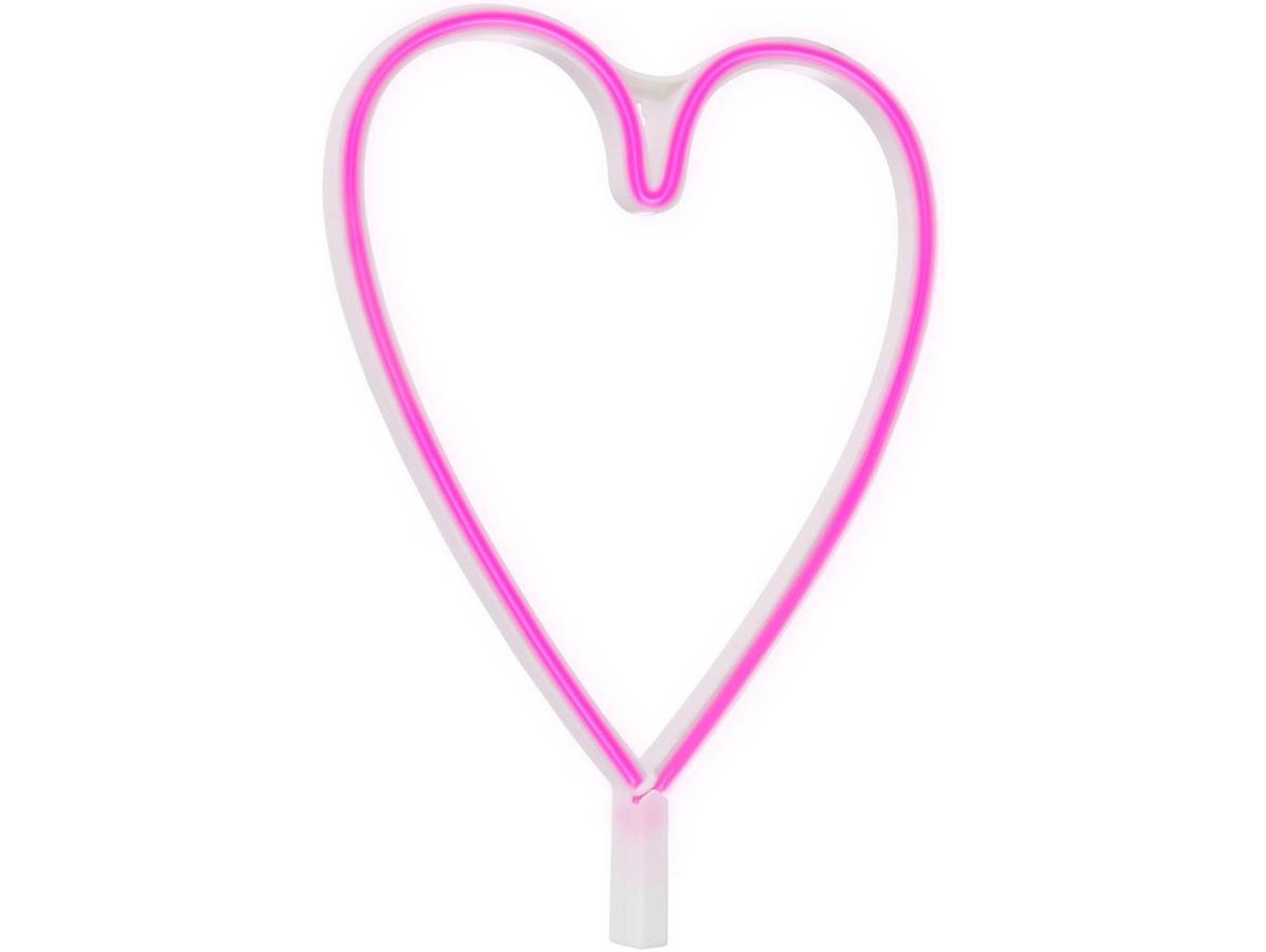 Figura LED LEDKIA Heart Rosa (PC / PVC)