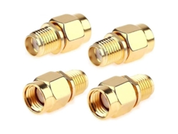 2026-adaptador Sma Hembra A Rp-sma Macho Conector Coaxial 50ohm Latón Puro Para Antena Wi-fi Lan Inalámbrico