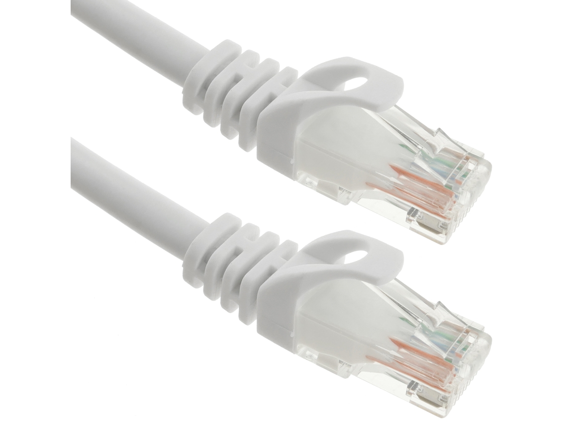 Cable de Rede Ethernet BEMATIK Lan Utp Rj45 Cat.6A Branco 2 M