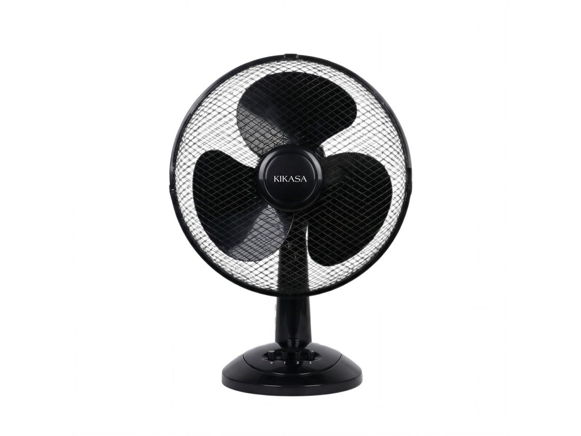 Ventoinha De Mesa 40w Kikasa (35cm - 3 Velocidades - Preto)