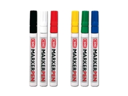 Crc marcador de pintura permanente markepen verde   5gr bl 20380