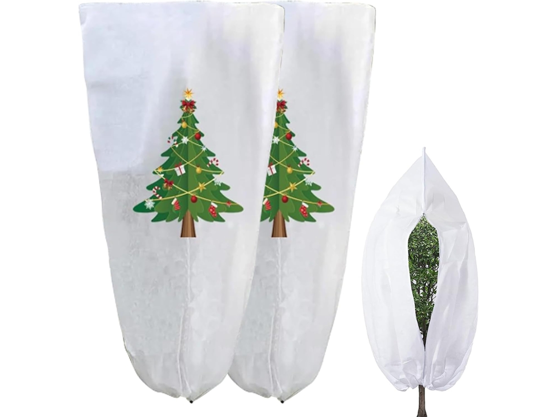 2 cubiertas antiheladas para árboles, tela no tejida, protección gruesa, uso exterior Chaberlu