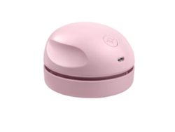 Aspirador de pó de mesa com carregamento USB e escova de limpeza com bico de sucção, design removível, mini aspirador de pó