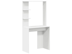 Mesa | Escritorio Blanco 78,5 x 37 x 154,5 cm Madera tratada