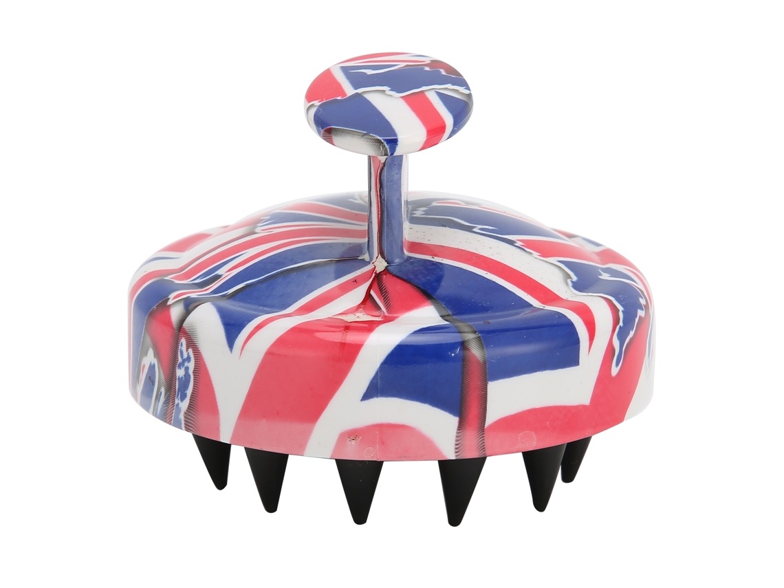 Pincel De Shampoo De Silicona Exfoliante Para Cuero Cabelludo Cepillo De Masaje Suave Patrón De Bandera Británica