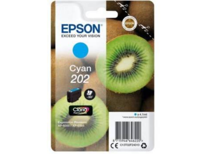 Tinta EPSON 202 BLA Cian