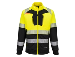 Sudadera Alta Visibilidad Clase 1 Cuello Alto Con Cremallera Amarillo/negro / M