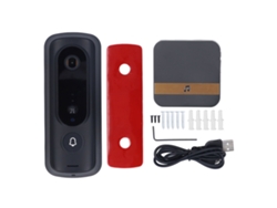 Cámara De Timbre Inalámbrica Wifi 2.4g, 1080p, Visión Nocturna, Reconocimiento De Personas, Ip65
