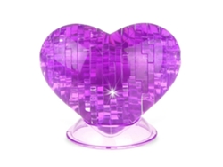 2026-rompecabezas De Cristal 3d Corazón, Juego De Construcción De Bloques, Juguete Educativo Diy, Regalo Creativo