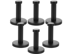 Juego De 6 Ganchos Para Abrigos De Acero Inoxidable, De Pared Para Cocina Y Otras Habitaciones,