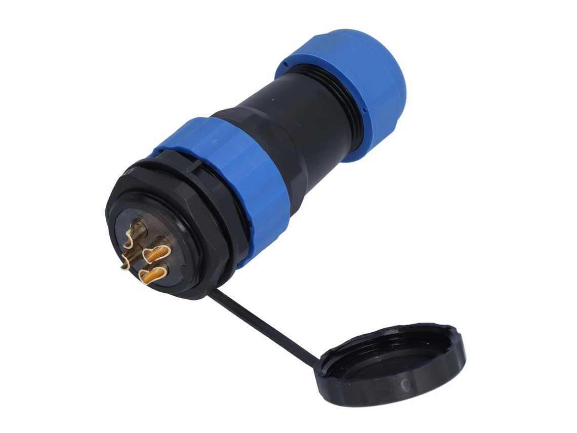 Conector Impermeable Ip68 Chapa Posterior Socket De Aviación 380v 45a Sp284 Pin Para Cable