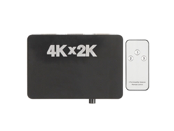 Conmutador Hdmi Con 3 Entradas Y 1 Salida, Con Mando A Distancia. Compatible Con Señal De Vídeo Hd 4k 2160p.