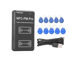 Copiadora, Lectora Y Grabadora De Tarjetas Nfc Con Circuito Integrado De Identificación De 125 Khz A 13,56 Mhz, 5 Teclas T5577 Y 5 Uid.
