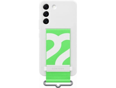 Funda SAMSUNG S22+ Silicona con Fita Blanco