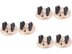 6 Piezas De Base Giratoria De 360° Para Teléfonos De Coche Y Soportes Para Teléfonos Móviles