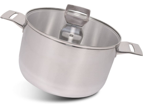 Cacerola 3Ply con Tapa de Cristal MASTER SWISS (24cm)