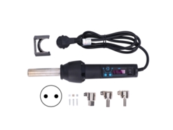 Pistola De Aire Caliente Portátil 700w Ajustable Kit De Boquillas 120l/min Enchufe Eu 220v