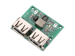 Módulo Cargador Reductor Dc-dc De 9v/12v/24v A 5v 3a Con Doble Salida Usb.